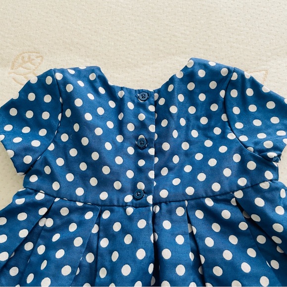 Baby GAP Polka Dot Dress & Diaper Cover 12-18 Mo. - Picture 4 of 7